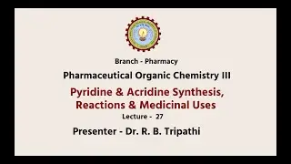 Pharmaceutical Organic Chemistry III | AKTU Digital Education