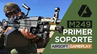 Mi Primer Soporte | M249 A&K - Airsoft Gameplay en Español