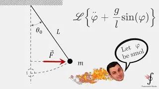 The Free Pendulum - Laplace Transform Solution + Phase Plane Arguments