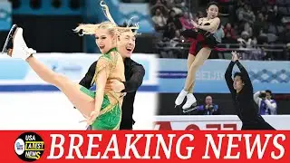 Китайские олимпийские чемпионы Суй и Хань показали лучшие результаты в короткой программе в парно...