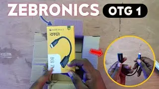 Smartphones, Tablets & Laptops ZEBRONICS OTG1, Under ₹ 200 , USB 3.0 Speed, OTG UNBOXING