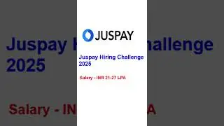Juspay Hiring Challenge 2025: 27 LPA Salary! 😱#Juspay2025 #job #jobsearch #hiring
