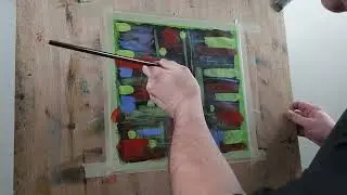 Mesmerizing Chaos! Watch This Abstract Acrylic Painting Come to Life 🎨