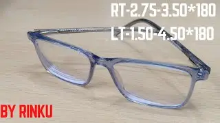 Sheet sky-blue frame blue cut lens fitment#rinkuvachil 