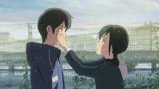 Anime Romentic Scene | anime amv romance | weathering with you