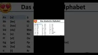 The german alphabet                  learn german lesson #duolingo #germany #learn #learning