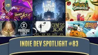 Indie Spotlight 83 | Dandy Ace, Lunar Effect, Where's Samantha, Paradise Lost, Genesis Noir, Whisker