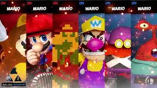 Smash Mods: Mario Mods vs Wario Mods
