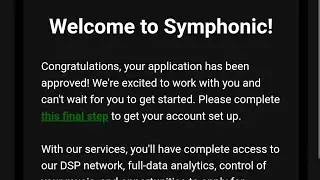 Symphonic Partner Music Distribution Approval Proof!! and How to fill the deal Documents -Step guide