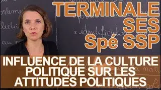 Influence de la culture politique et attitudes politiques - SES sp&eacute; SSP - Terminale - Les Bons Profs