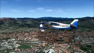 [X-Plane Full HD] Testing X-Plane 10 with a VFR flight from Pisa to Florence in Italy
