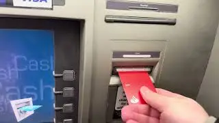 Very Old NCR Cash machine &pound;10 withdrawal 
