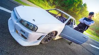 PRIMEIRO TESTE DO MEU SKYLINE NA PISTA