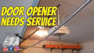 Door opener needs service, Plymouth Home Inspections