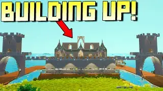Castle Base Expands Upwards!  - Scrap Mechanic Survival Mode [SMS 59]