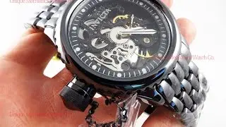 Invicta Watch 1927 Russian Diver Mechanical Skeleton Dial Ceramic