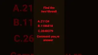 which one is the correct answer