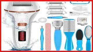 Electric Foot File Callus Remover for Feet, Rechargeable Pedicure Tools Foot Care Kit, Callus Remove