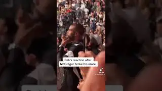 Dak&rsquo;s reaction after Conor mcGregor breaks his ankle