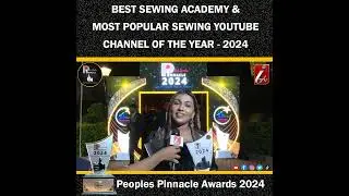 BEST SEWING ACADEMY & MOST POPULAR SEWING YOUTUBE CHANNEL OF THE YEAR