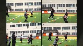 KJ Stroud Do Werk Skills with Pop Warners 2014  SD 480p