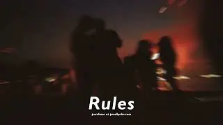 Rules - Dark RnB 6lack Type Beat 2022