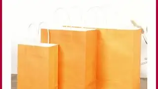 color kraft paper bags