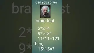 can you solve? brain test video #mathchallenge #braintest #solvematch #shorts