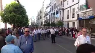 Maria processie in Ronda, Andalusie, Spanje