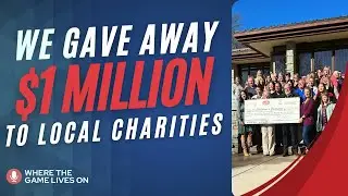 We gave $1 million to Missouri charities