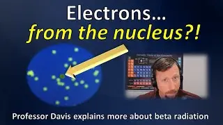 How does a nucleus eject an electron during beta radiation?  Beta particles and neutrinos explained.