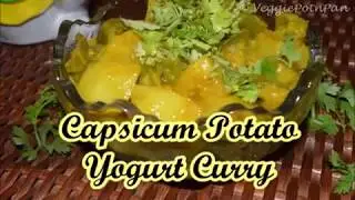 Capsicum Potato Yogurt Curry
