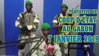 Tentative de Coup D'&Eacute;tat au Gabon: 7 Janvier 2019!