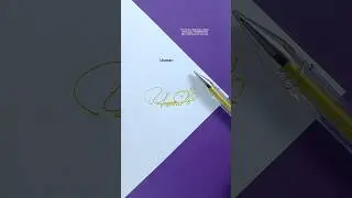 English & Urdu signature #signature #howtosign #shorts