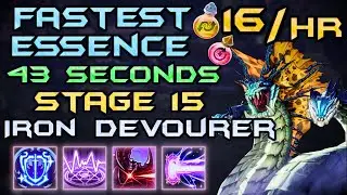 1 Shot Iron Devourer Stage 15 - Skill Rotation Guide | Seven Knights: Rebirth