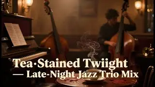 Elegant Jazz Trio - Tea-Stained Twilight ☕️🌙 | Late-Night Jazz Trio Mix 2026