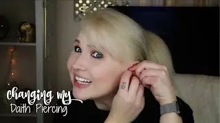 Changing My Daith Piercing (FIRST TIME)!