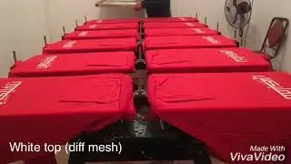 Screen printing 3 color plastisol ink