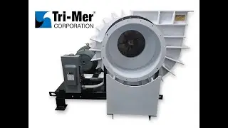 Unused 50HP Tri-Mer Stainless Steel Centrifugal Scrubber Fan 14,000CFM @ 14
