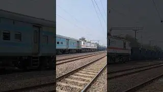 Howrah New Delhi Duronto Express crossing Andal #durontoexpress #viral