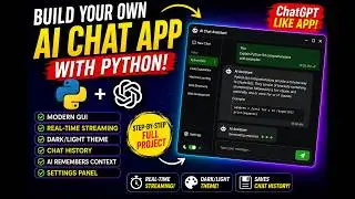 I Built a ChatGPT Clone in Python in 10 Minutes! 🤯 (Tkinter + OpenAI)