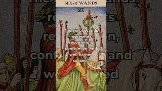 Six of Wands #tarot #palmtreetarot #ytshorts #tarotreading #wandstarot