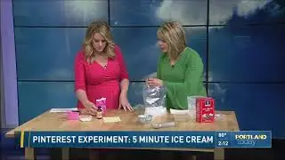Pinterest experiment: 5 minute ice cream, pt. 1