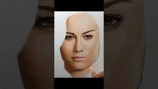 Drawing Captain Marvel | Coloured Pencils Timelapse #captainmarvel #marvelart #artology