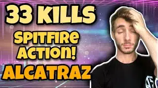 33 KILL WIN ALCATRAZ - THAT SPITFIRE!!! | CoD Blackout