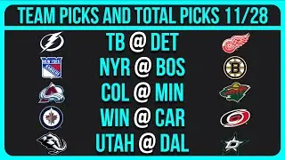 NHL Picks Today 11/28/25 NHL Picks and Predictions