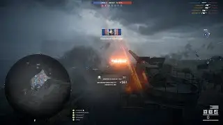 Coastal Gun Vs L-Class Destroyer | Battlefield 1