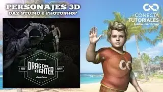 Crear y animar Personajes 3d by @conecta con Photoshop y Daz Studio