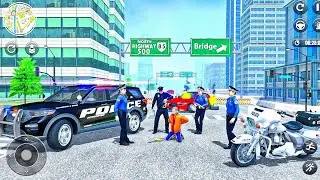 Real Police Car Chase Simulator 3D Game - Real Cop Cars Driving Simulator 2025 - Android GamePlay 