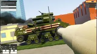 ww2 tank battle in brick rigs